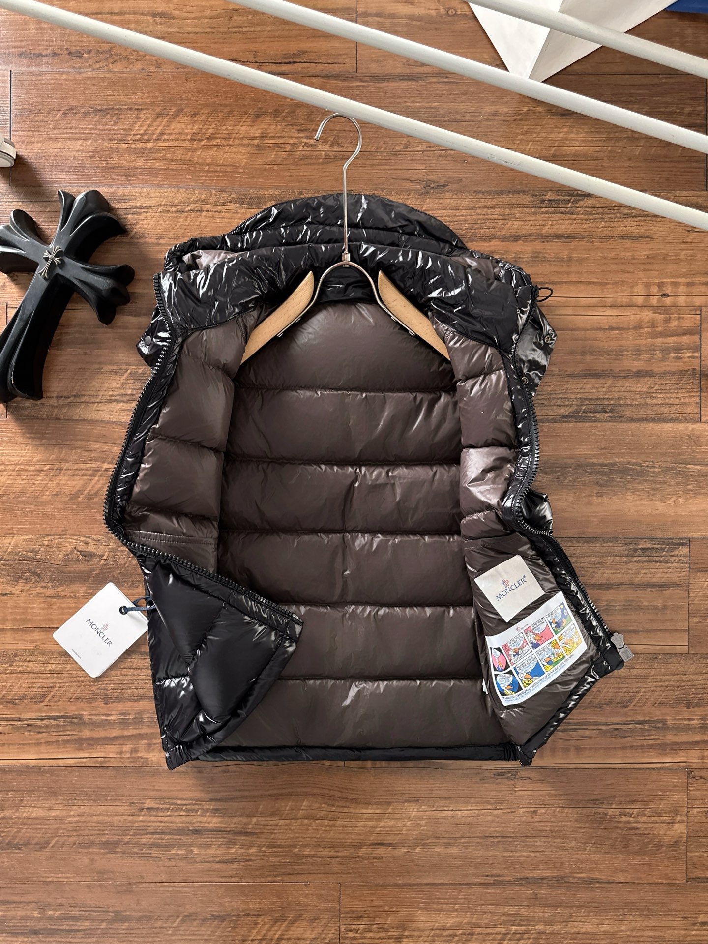 Moncler Male Down Vest Hooded S-m-l