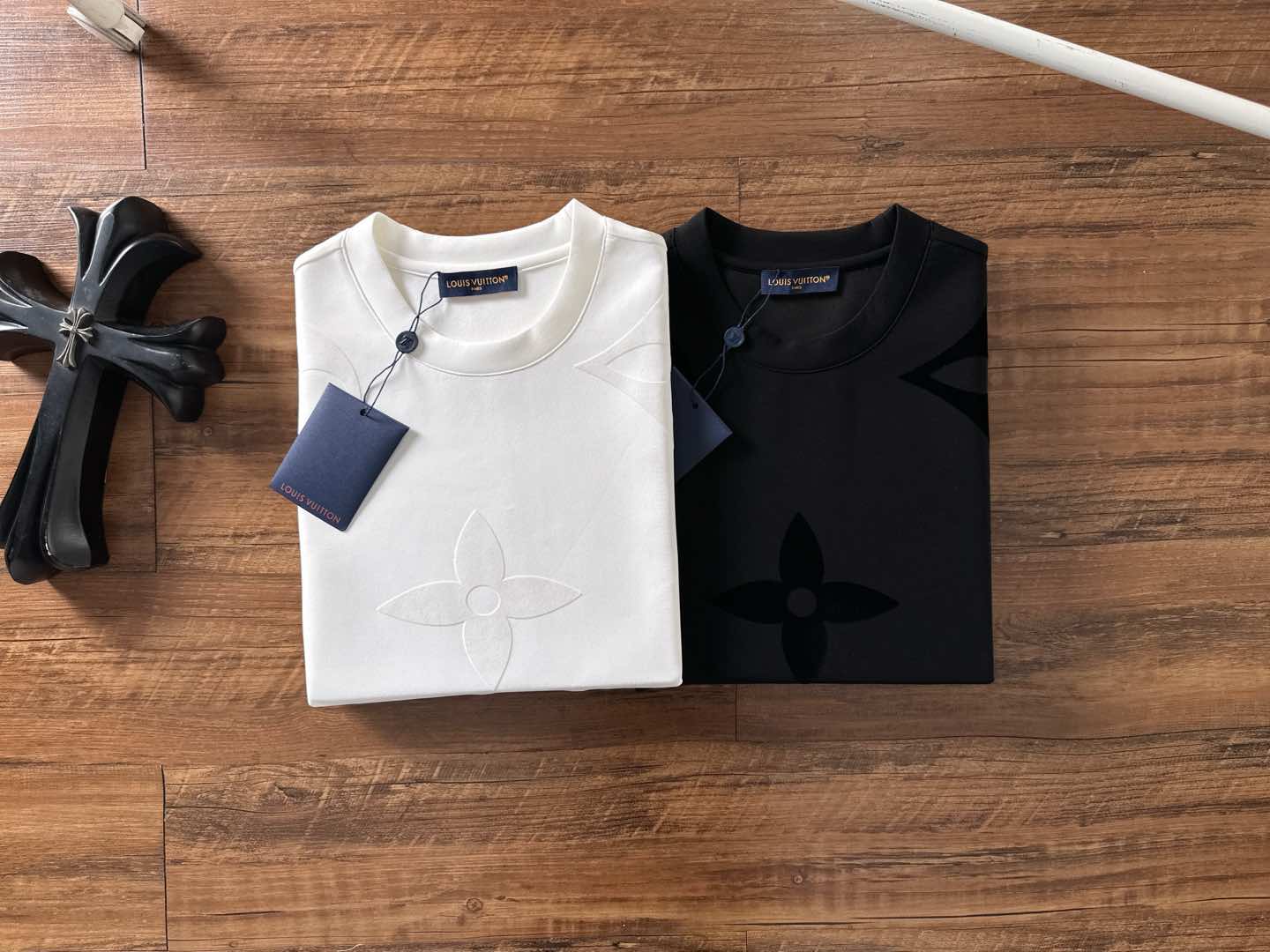 Louis Vuitton Couple Hoodie Cotton Black S-m-l-xl-xxl