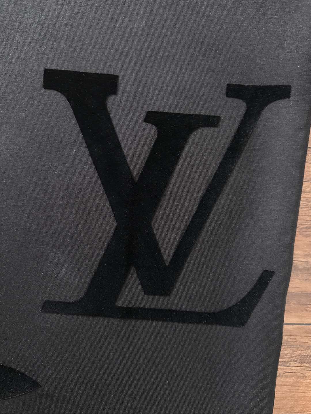 Louis Vuitton Couple Hoodie Cotton Black S-m-l-xl-xxl