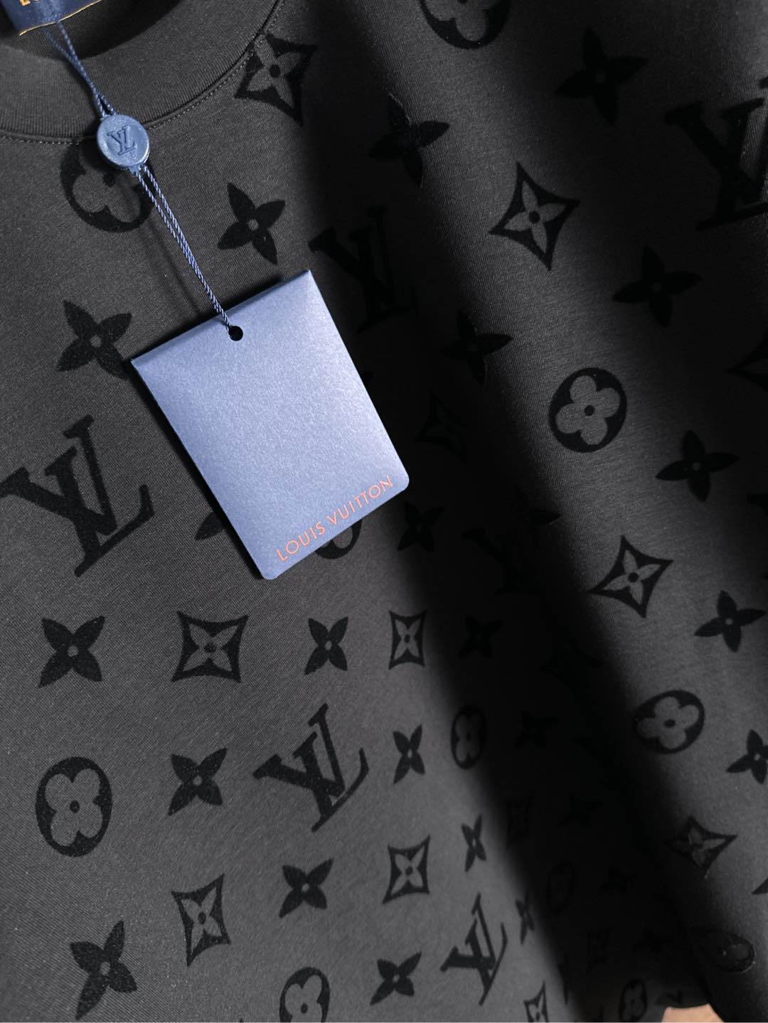 Louis Vuitton Couple Hoodie Cotton Black S-m-l-xl-xxl