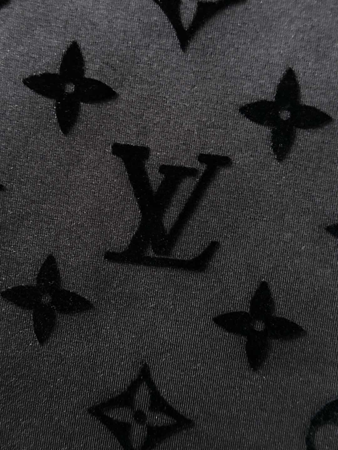 Louis Vuitton Couple Hoodie Cotton Black S-m-l-xl-xxl