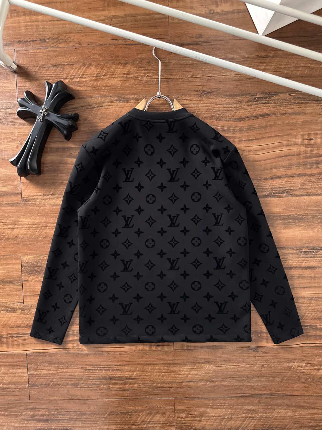 Louis Vuitton Couple Hoodie Cotton Black S-m-l-xl-xxl