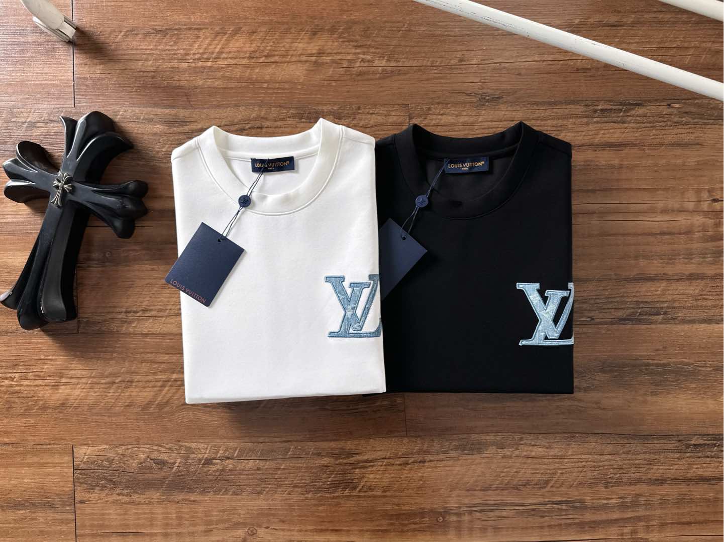 Louis Vuitton Couple Hoodie Cotton Black S-m-l-xl-xxl