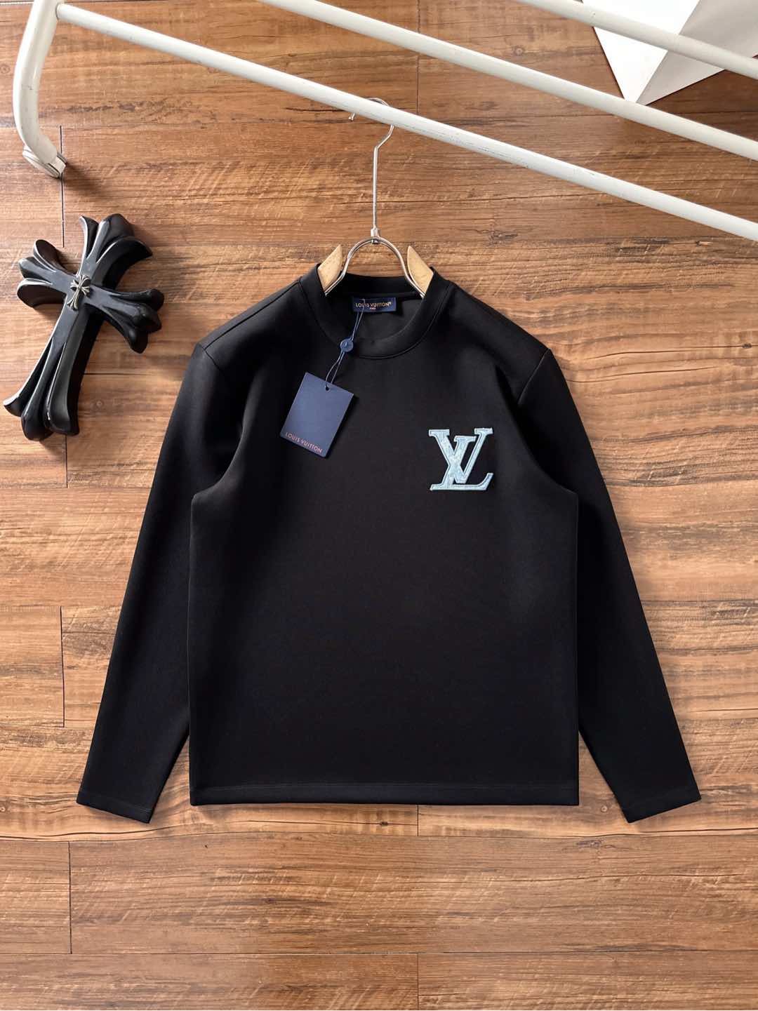 Louis Vuitton Couple Hoodie Cotton Black S-m-l-xl-xxl