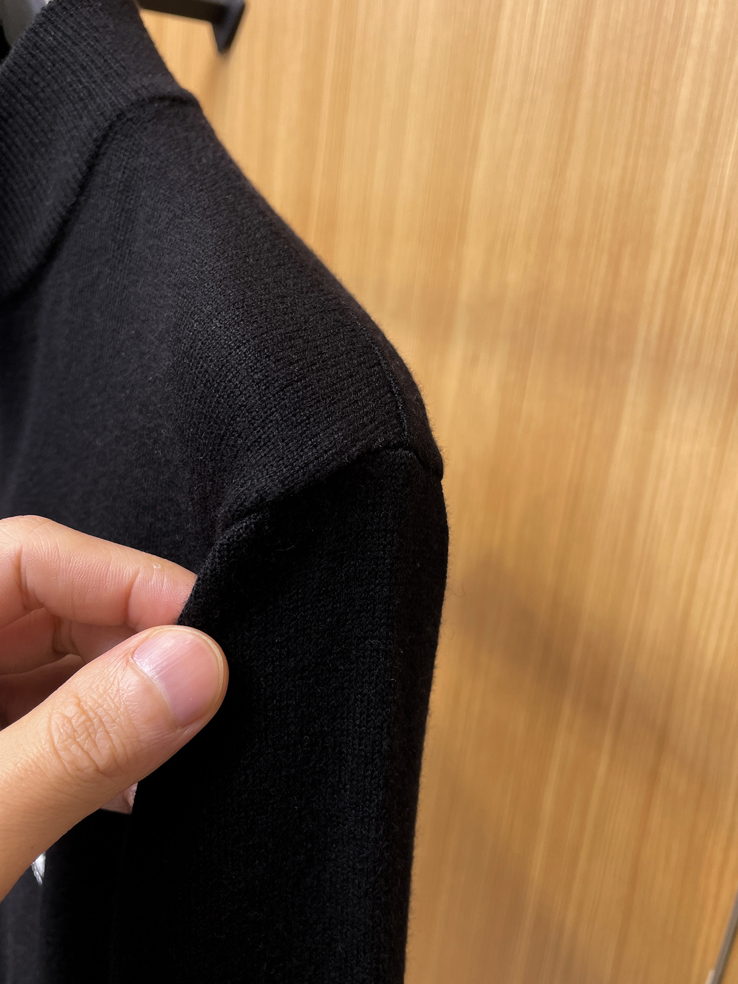 Louis Vuitton Male Basic Clothing Wool Black M-l-xxxl