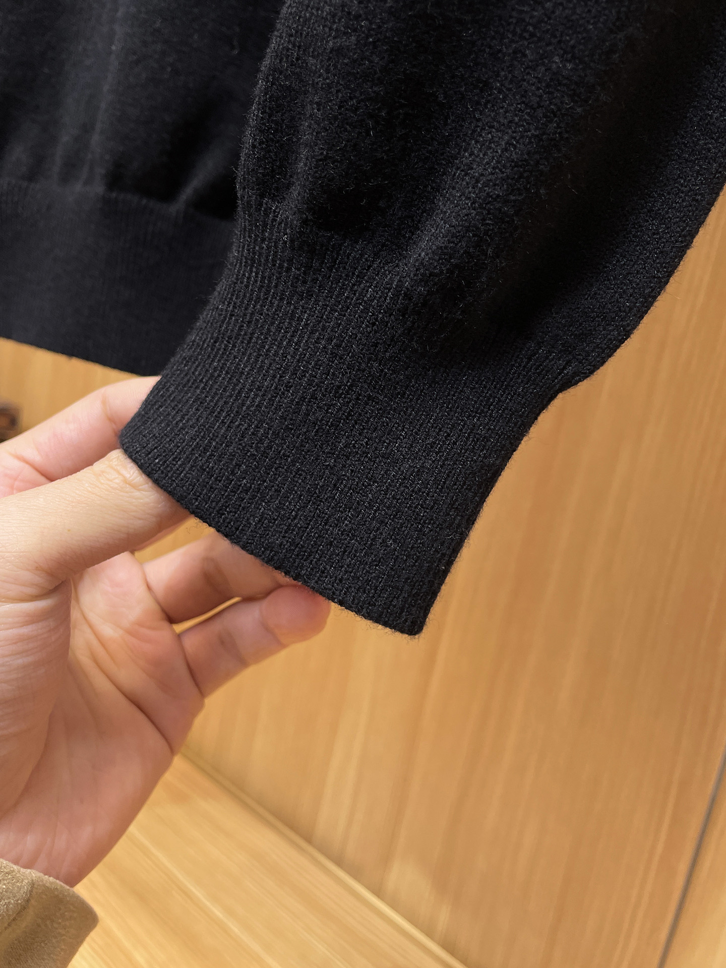 Louis Vuitton Male Basic Clothing Wool Black M-l-xxxl