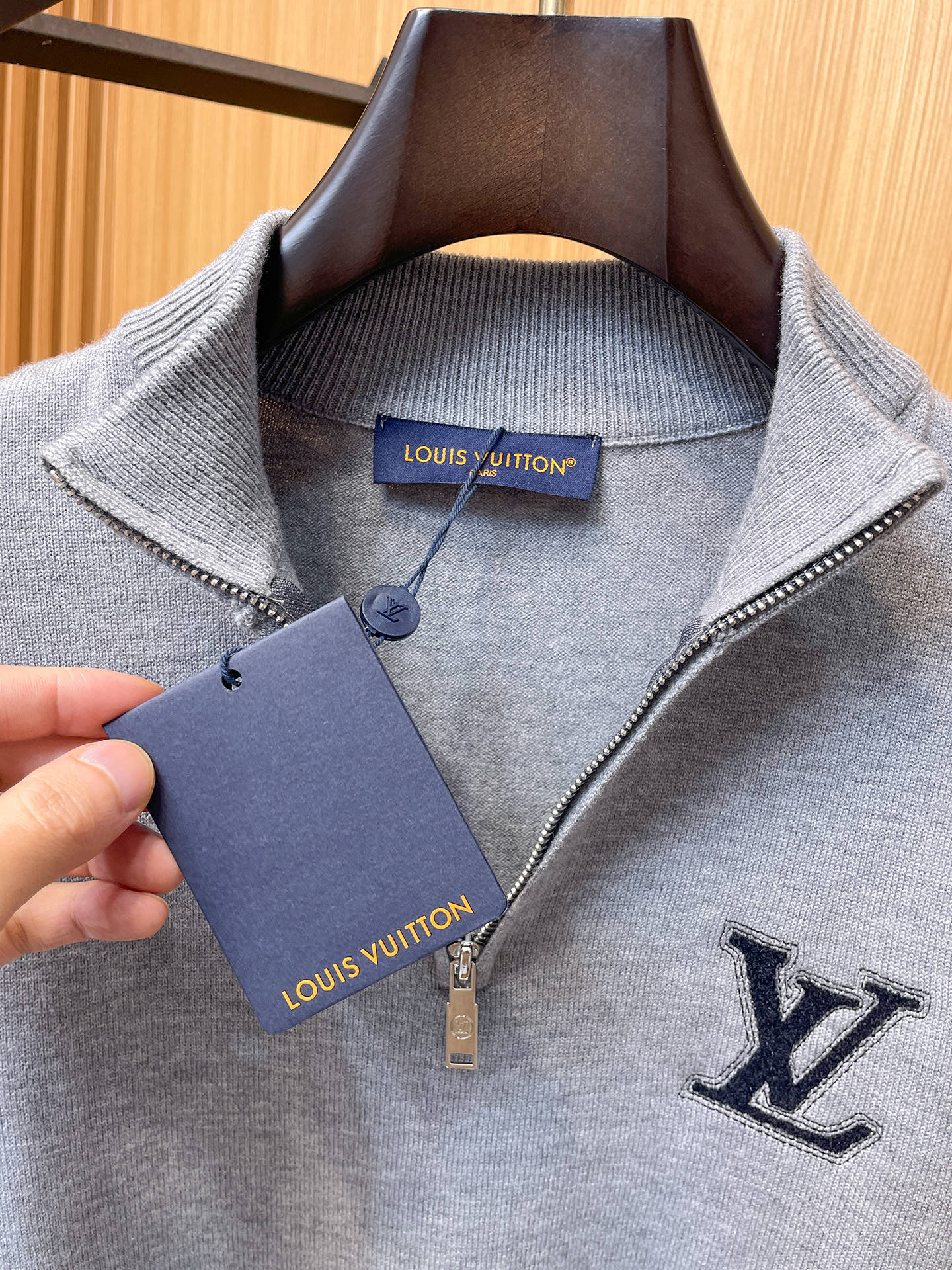 Louis Vuitton Male Basic Clothing Wool Black M-l-xxxl