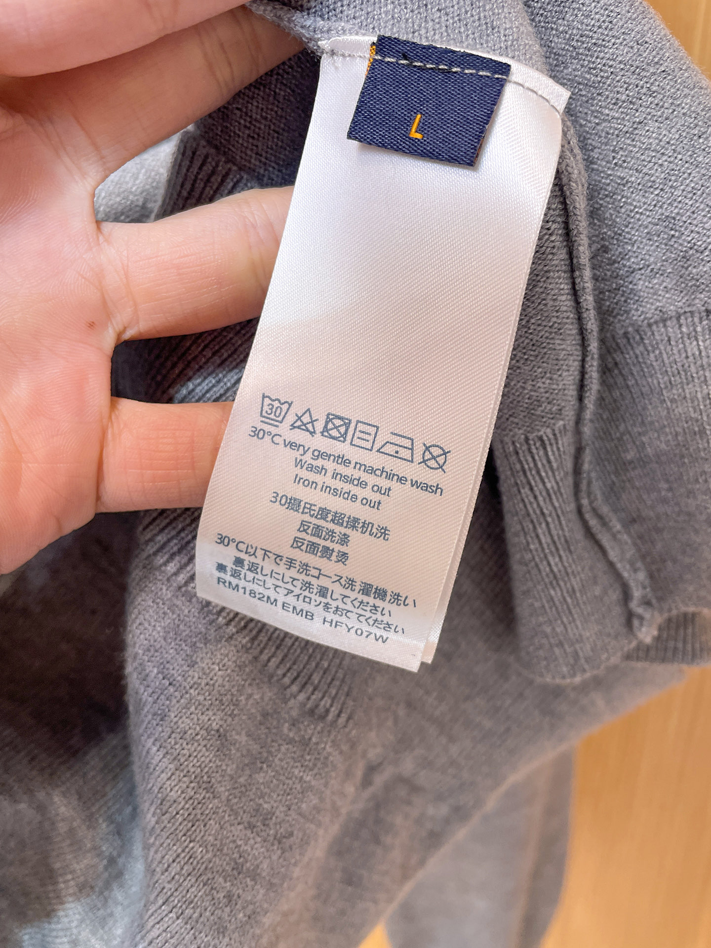 Louis Vuitton Male Basic Clothing Wool Black M-l-xxxl