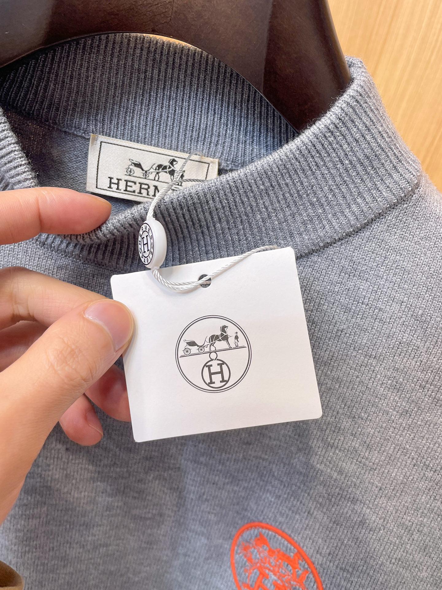 Hermès Male Basic Clothing Wool Black S-m-xxxl