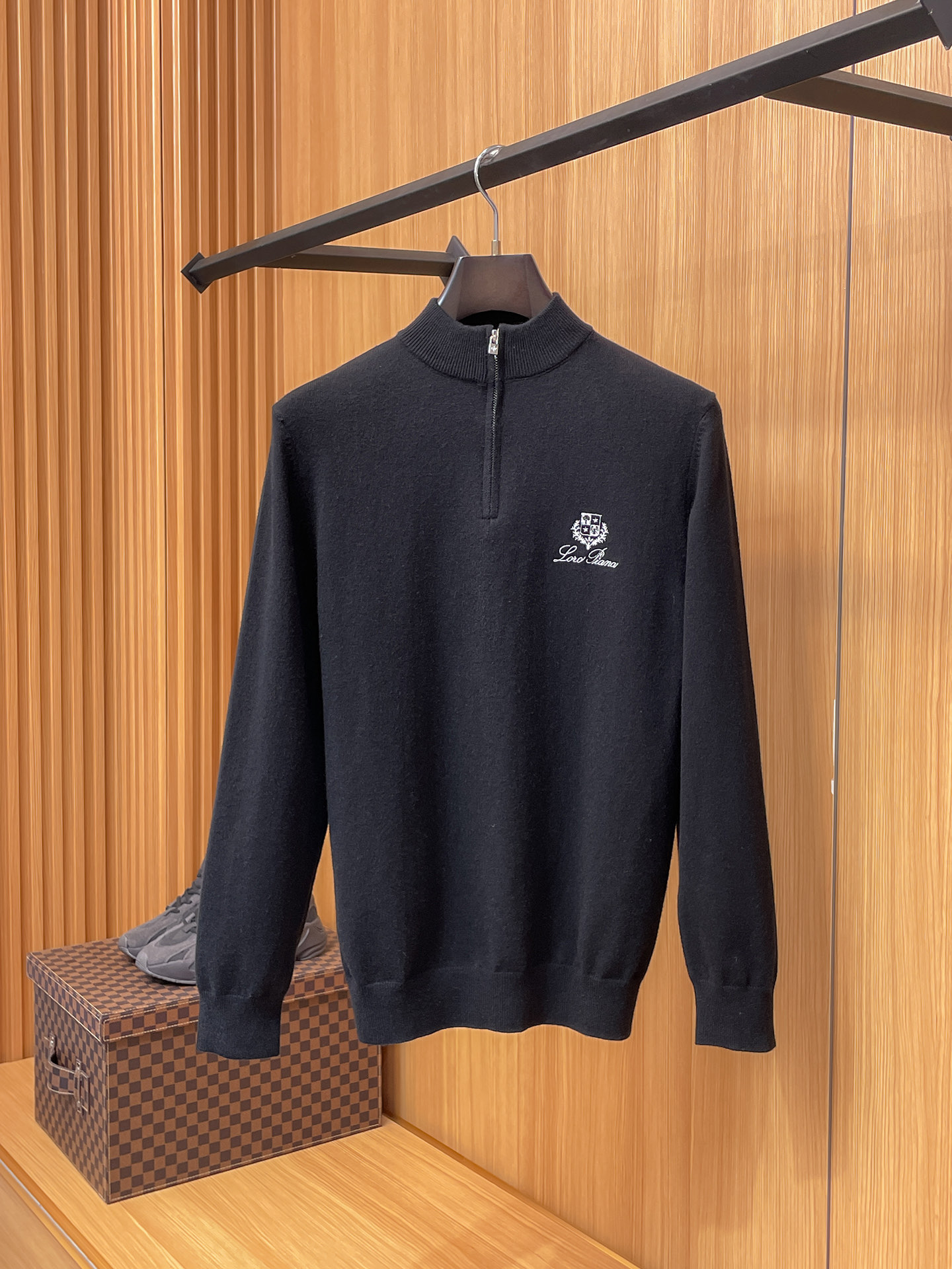 Loro Piana Basic Clothing Wool Black M-l-xxxl