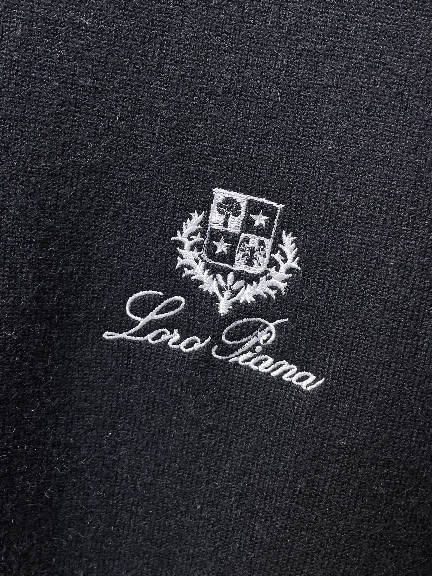 Loro Piana Basic Clothing Wool Black M-l-xxxl