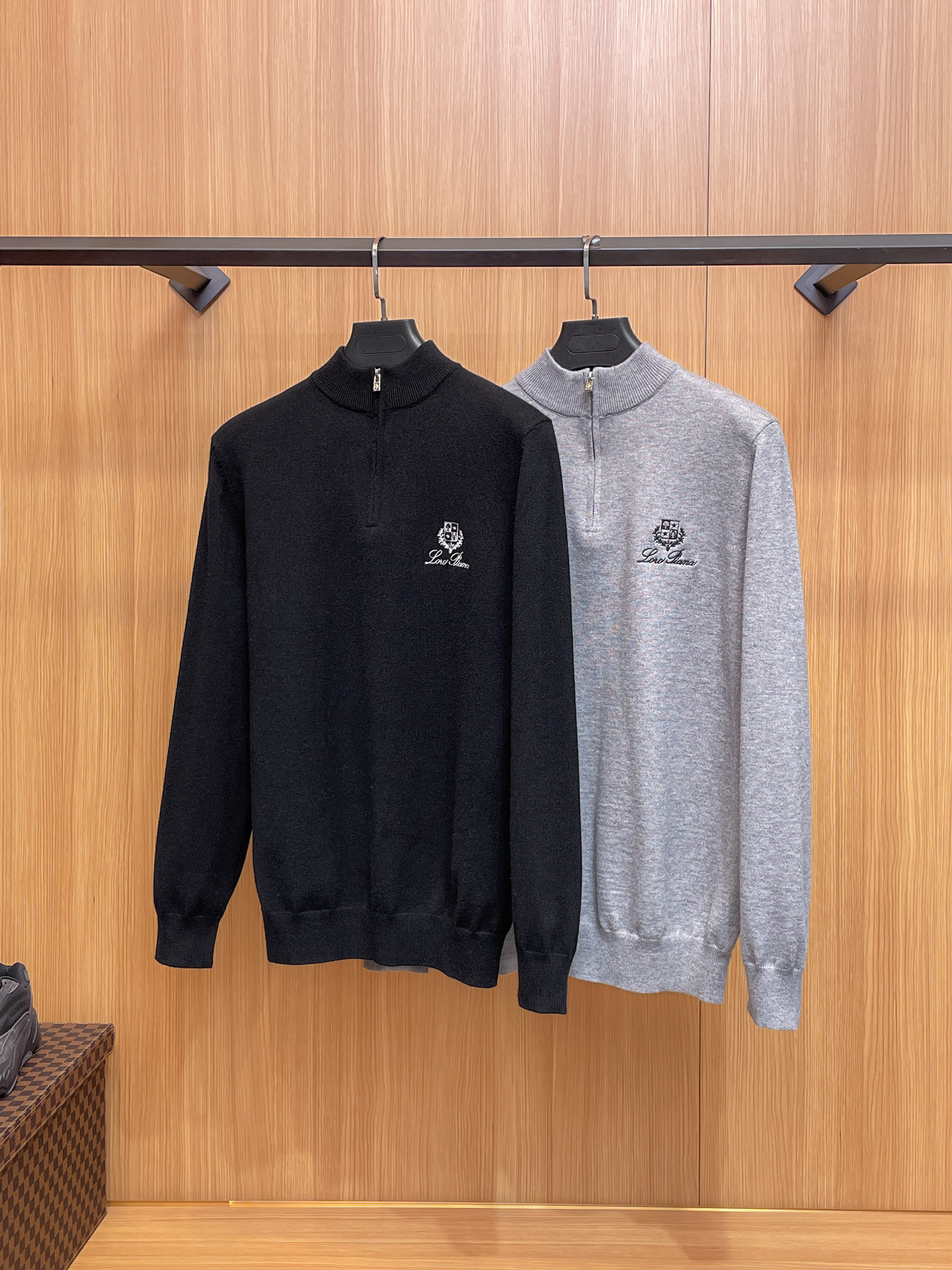 Loro Piana Basic Clothing Wool Black M-l-xxxl