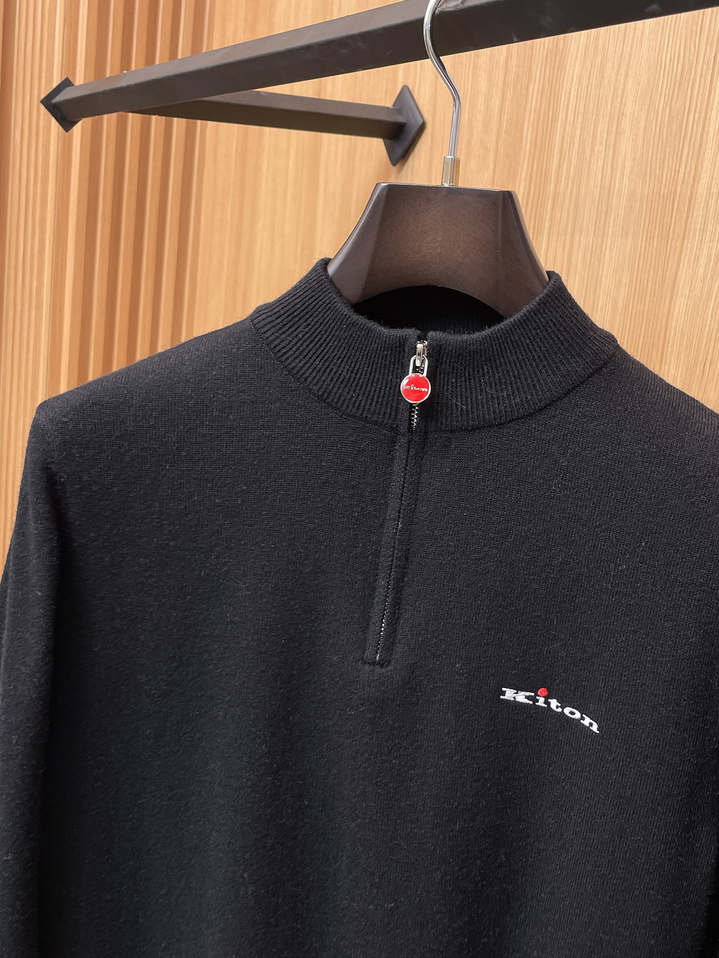 Kiton Basic Clothing Wool Black M-l-xxxl