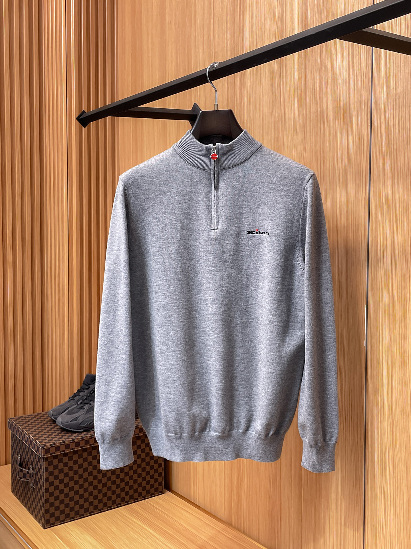 Kiton Basic Clothing Wool Black M-l-xxxl