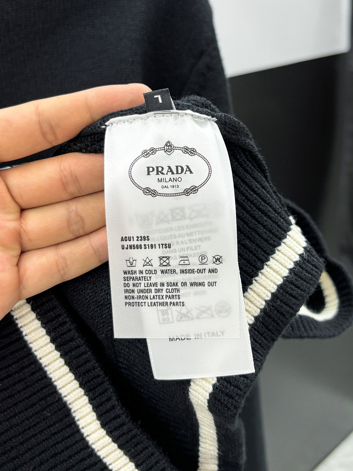 Prada Female Basic Clothing Wool M-l-xl