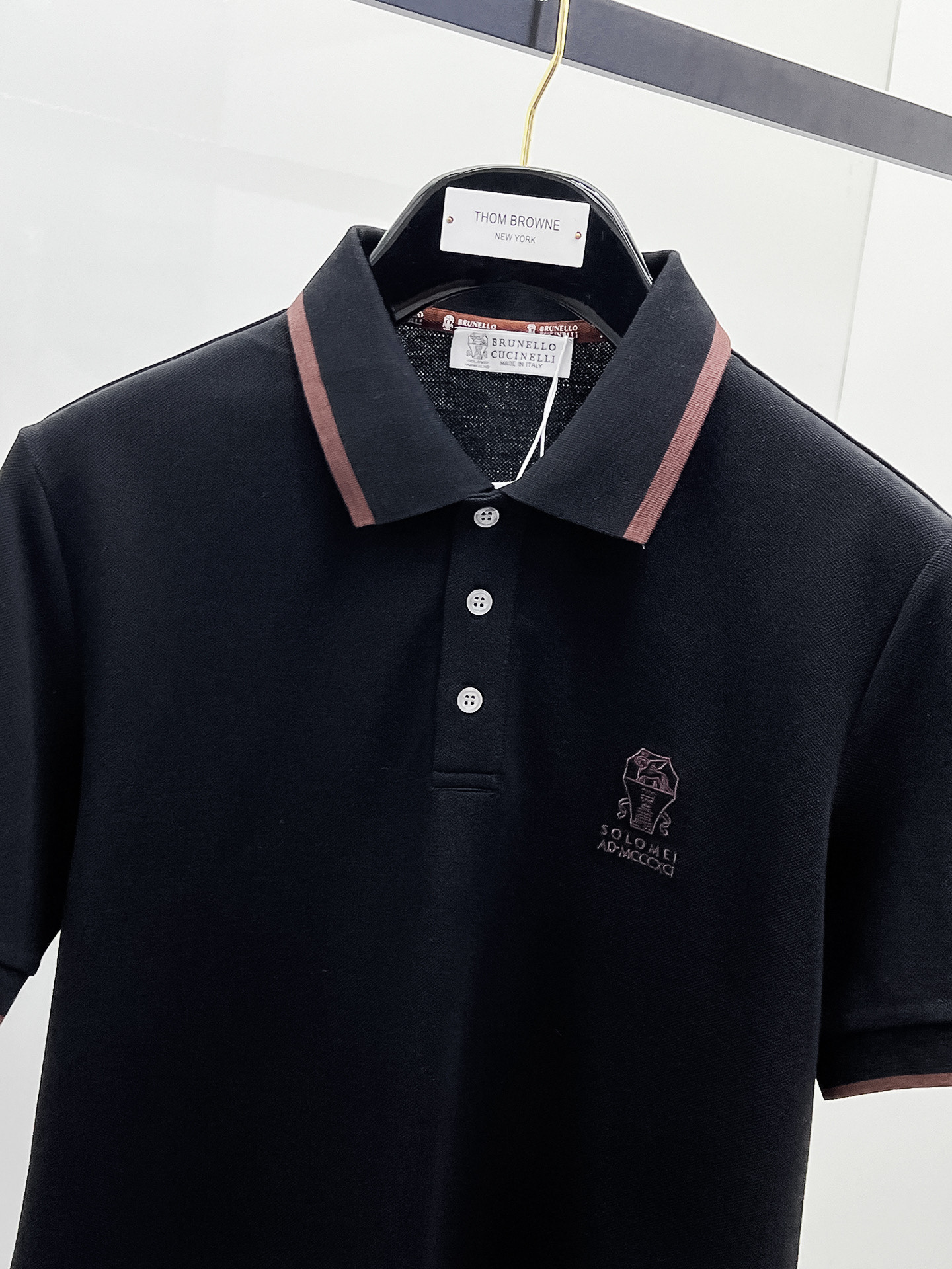 Brunello Cucinelli Male Basic Clothing Cotton Black S-m-l-xl-xxl