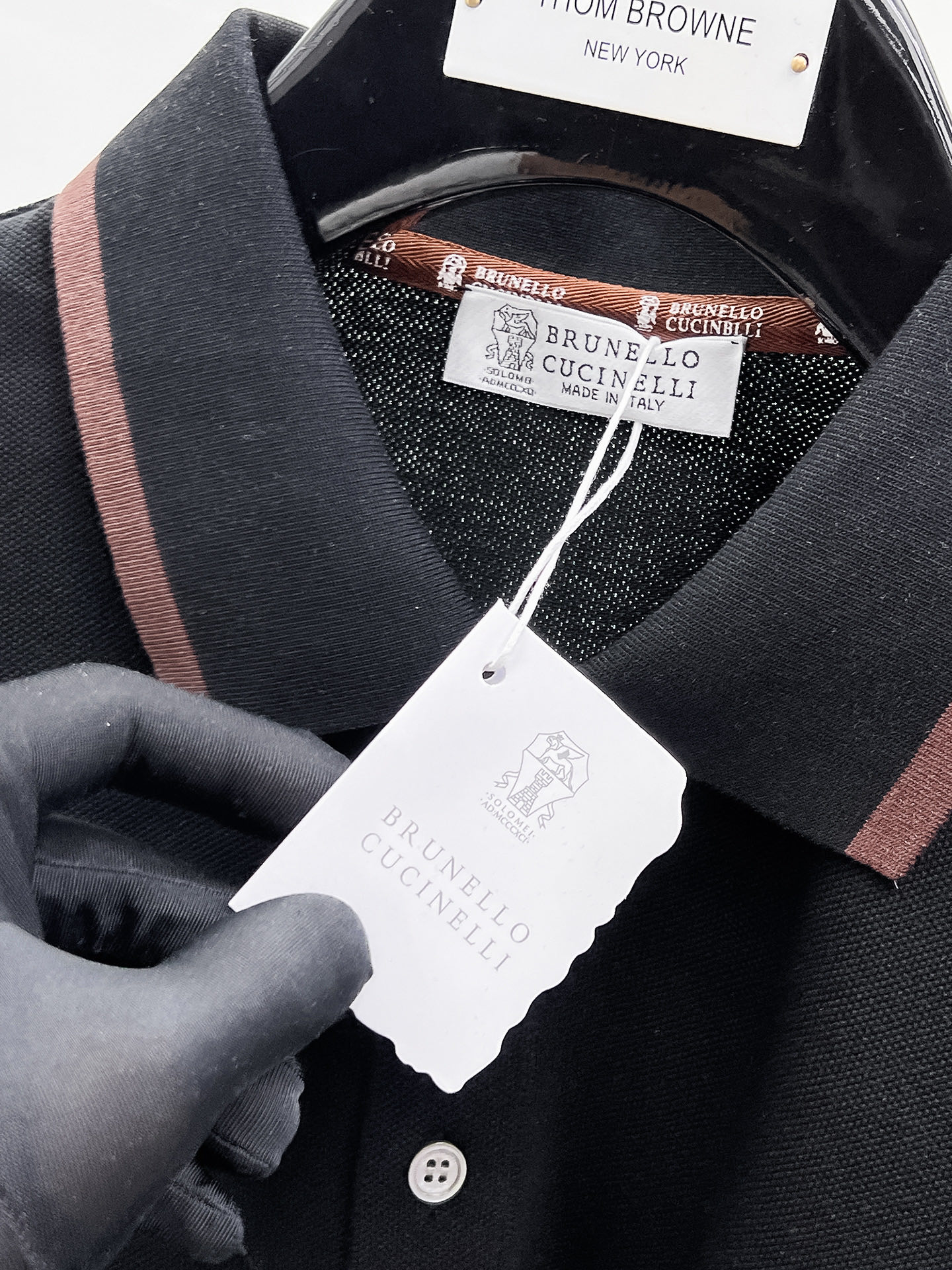 Brunello Cucinelli Male Basic Clothing Cotton Black S-m-l-xl-xxl