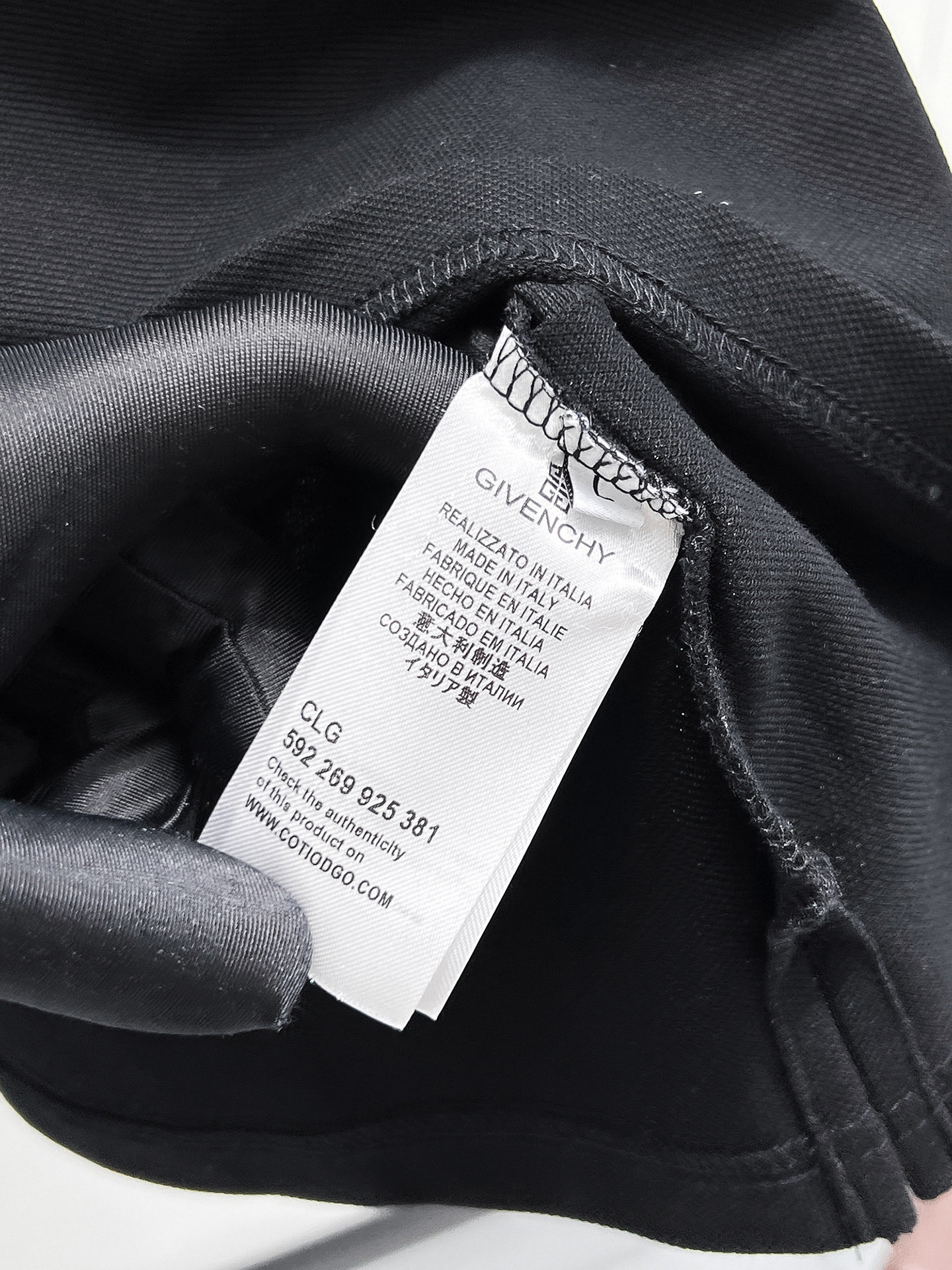 Givenchy Male Basic Clothing Cotton Black S-m-l-xl-xxl