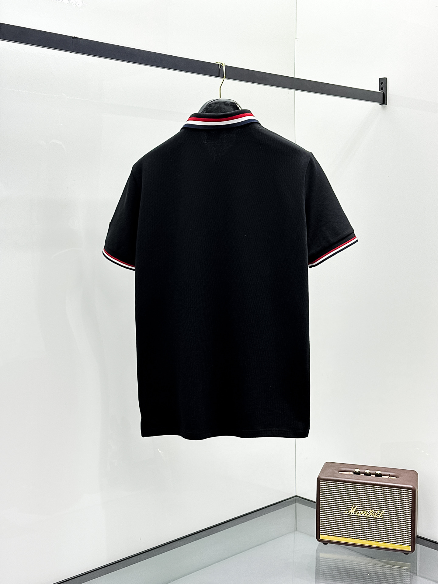 Moncler Male Basic Clothing Cotton Black S-m-l-xl-xxl