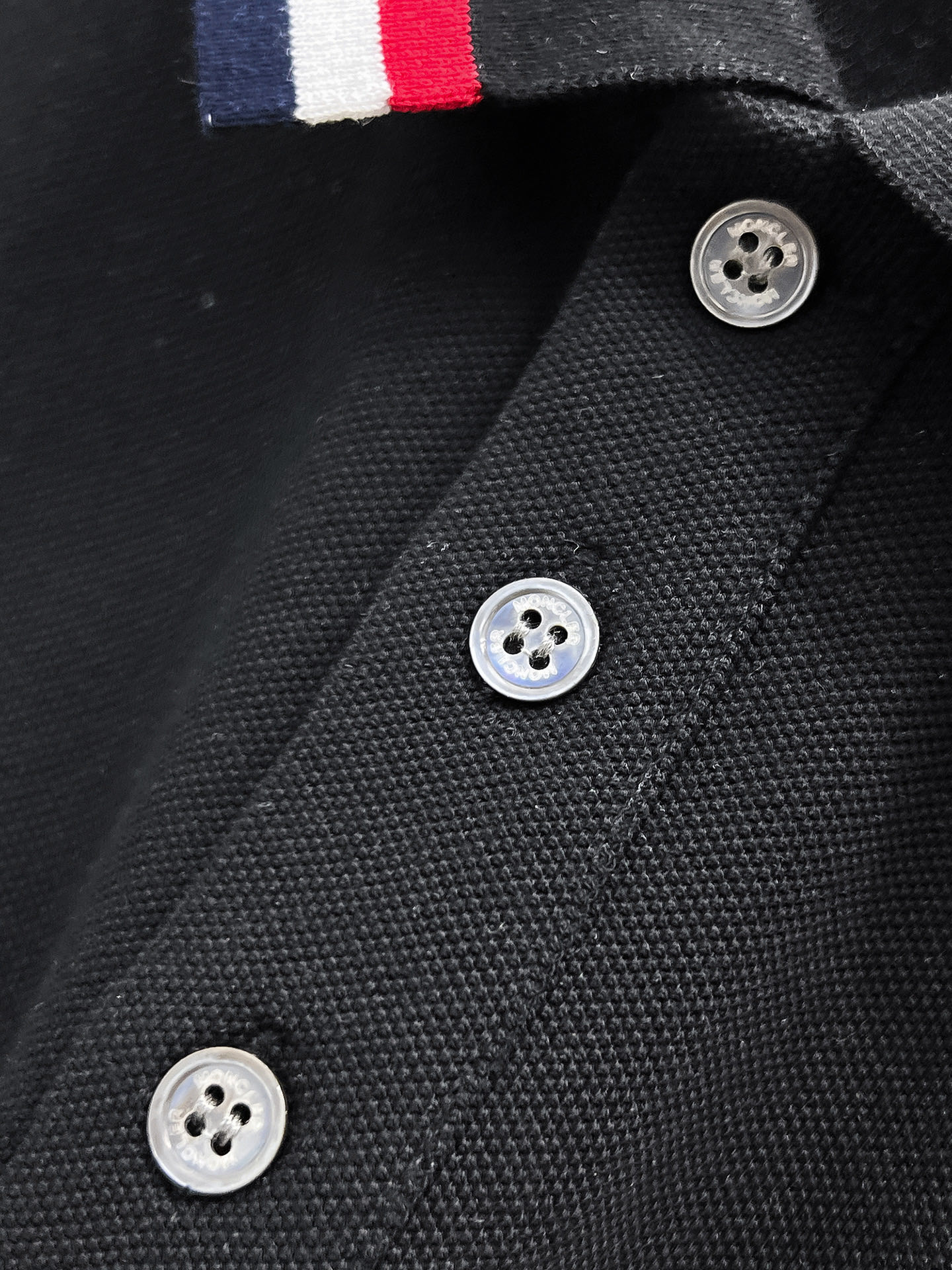 Moncler Male Basic Clothing Cotton Black S-m-l-xl-xxl