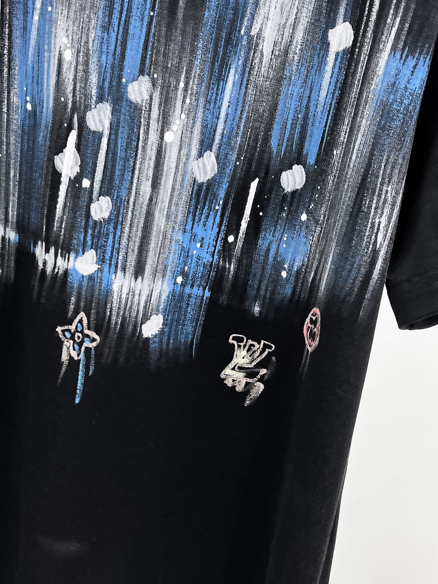 Louis Vuitton Basic Clothing Cotton Black S-m-l-xl