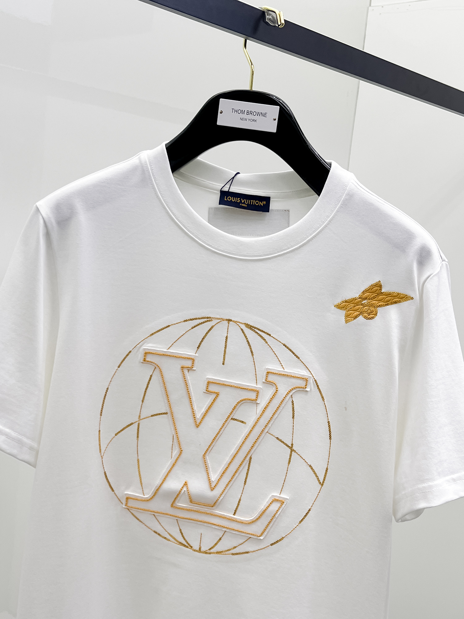 Louis Vuitton Basic Clothing Cotton Black S-m-l-xl