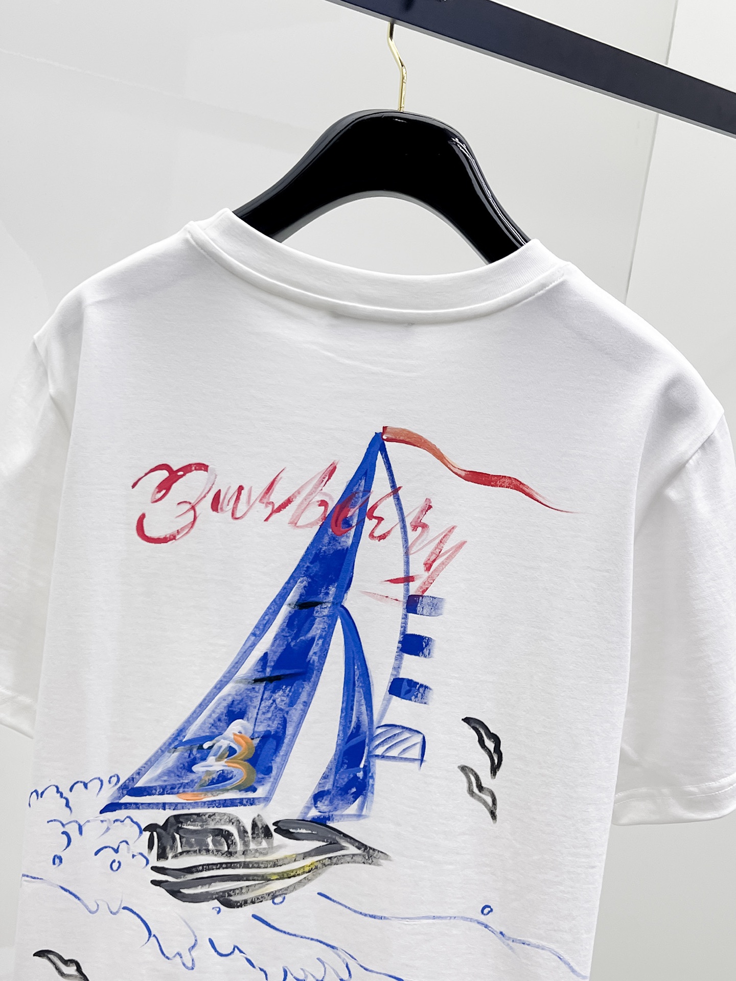 Burberry Basic Clothing Cotton Black S-m-l-xl