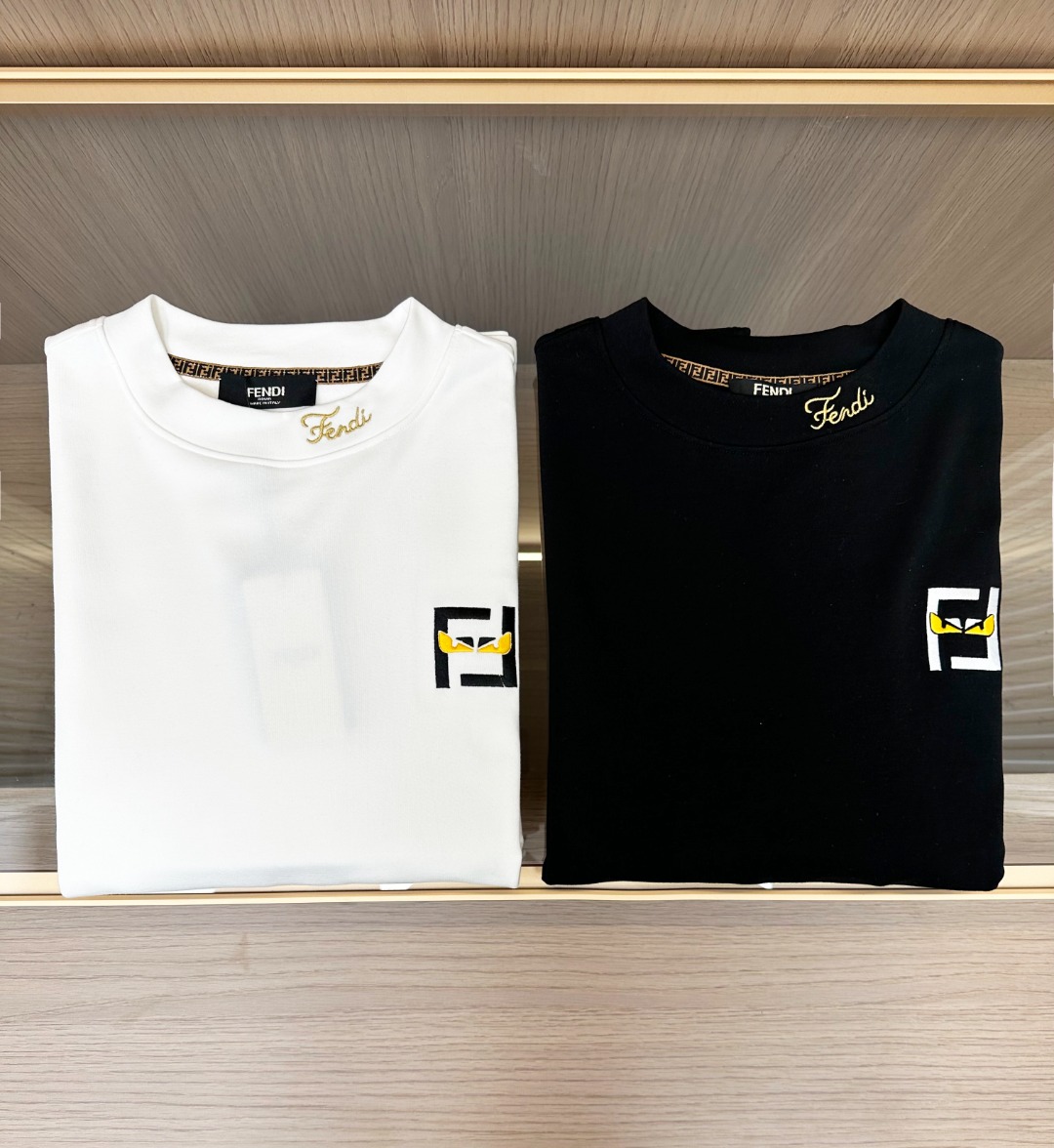 Fendi Basic Clothing Cotton Black S-m-l-xl-xxl