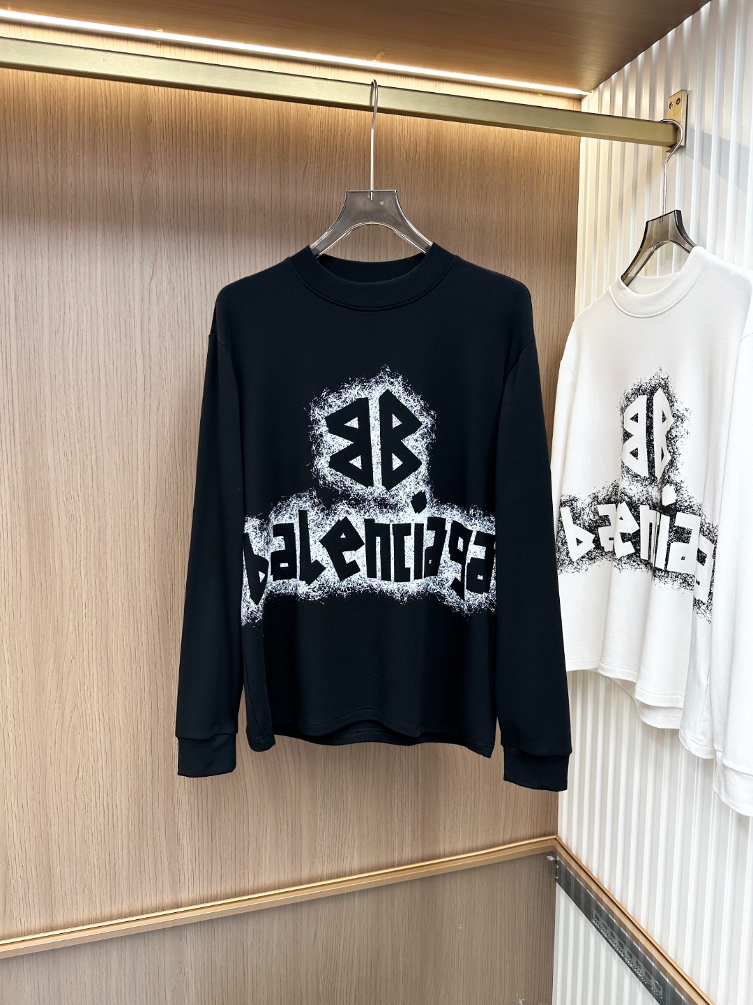 Balenciaga Basic Clothing Cotton Black Printed S-m-l-xl-xxl