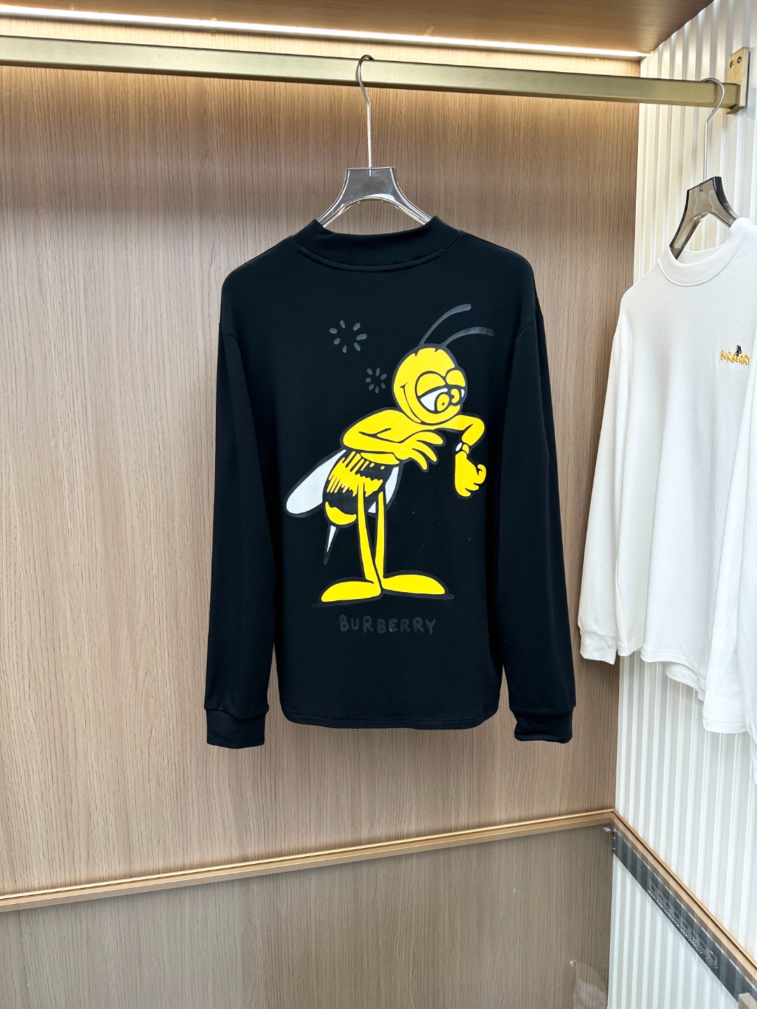 Burberry Male Basic Clothing Cotton Black Printed S-m-l-xl-xxl