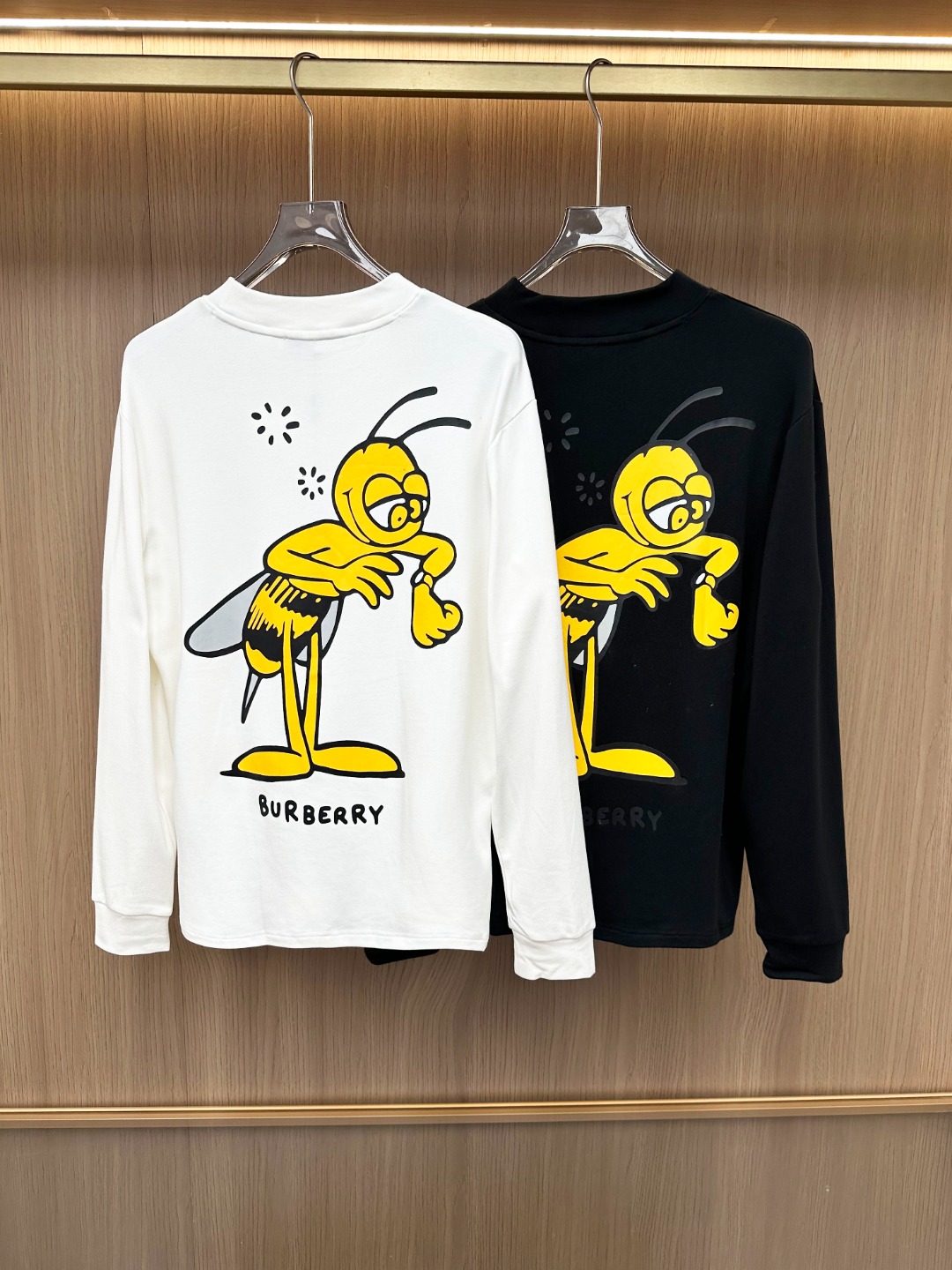 Burberry Male Basic Clothing Cotton Black Printed S-m-l-xl-xxl