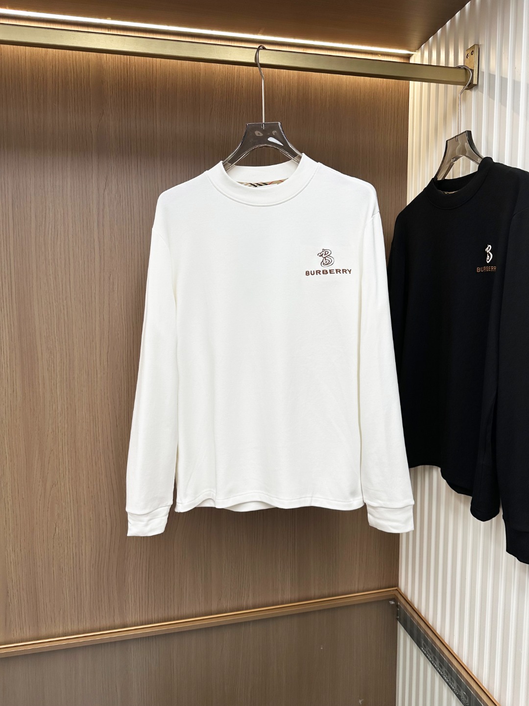 Burberry Male Basic Clothing Cotton Black Fleece Lined S-m-l-xl-xxl