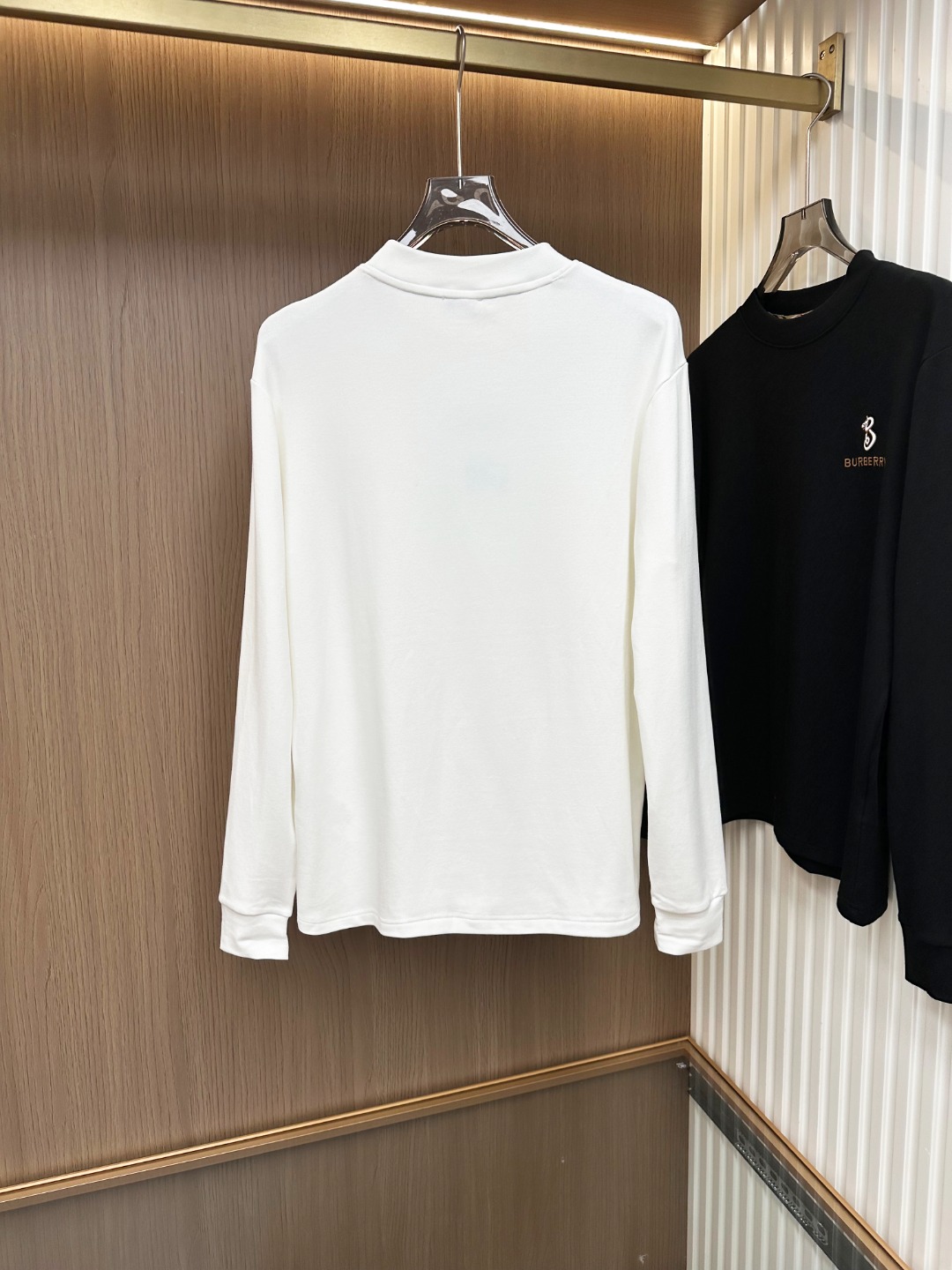 Burberry Male Basic Clothing Cotton Black Fleece Lined S-m-l-xl-xxl