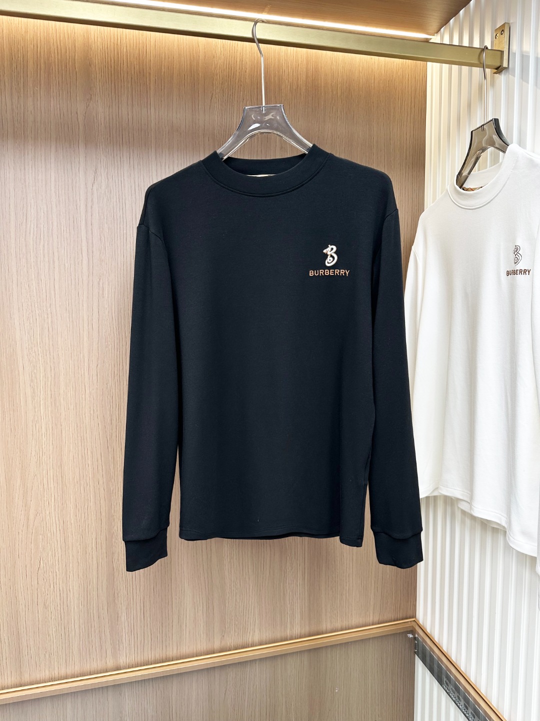 Burberry Male Basic Clothing Cotton Black Fleece Lined S-m-l-xl-xxl