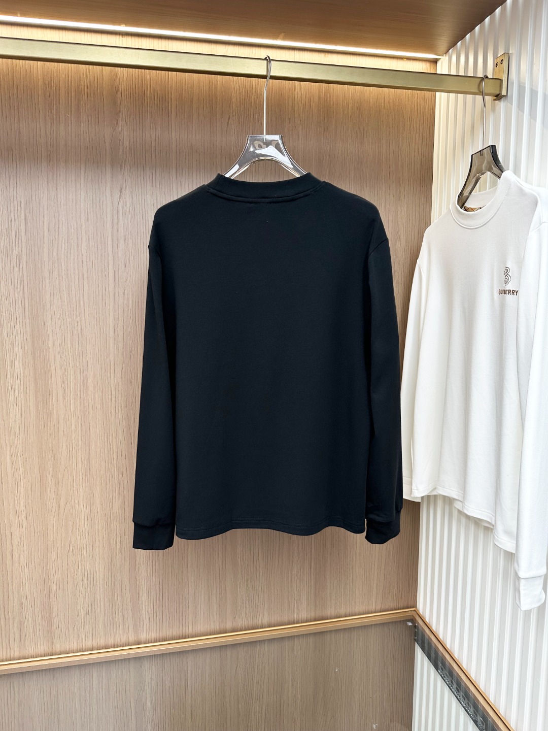 Burberry Male Basic Clothing Cotton Black Fleece Lined S-m-l-xl-xxl