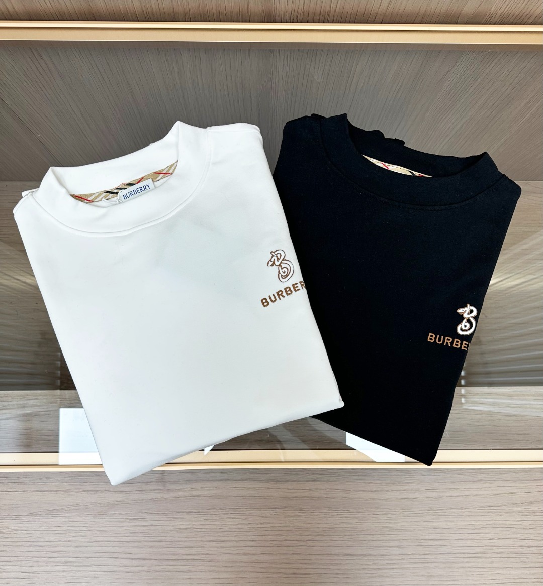 Burberry Male Basic Clothing Cotton Black Fleece Lined S-m-l-xl-xxl