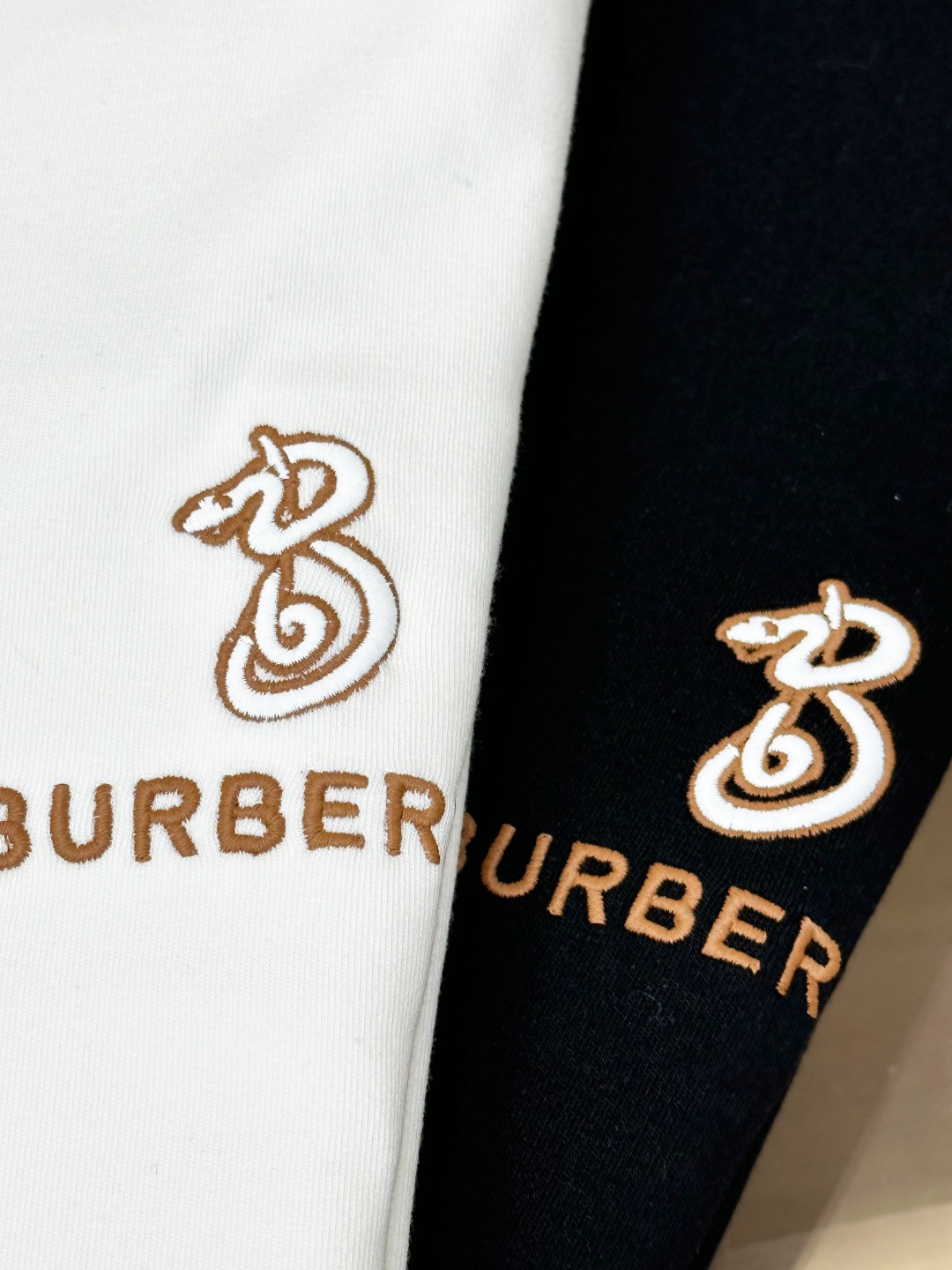 Burberry Male Basic Clothing Cotton Black Fleece Lined S-m-l-xl-xxl