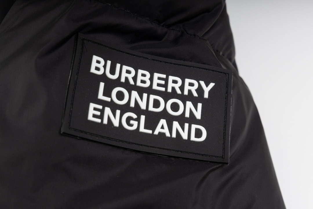 Burberry Male Vest Polyester Black Hooded S-xxl