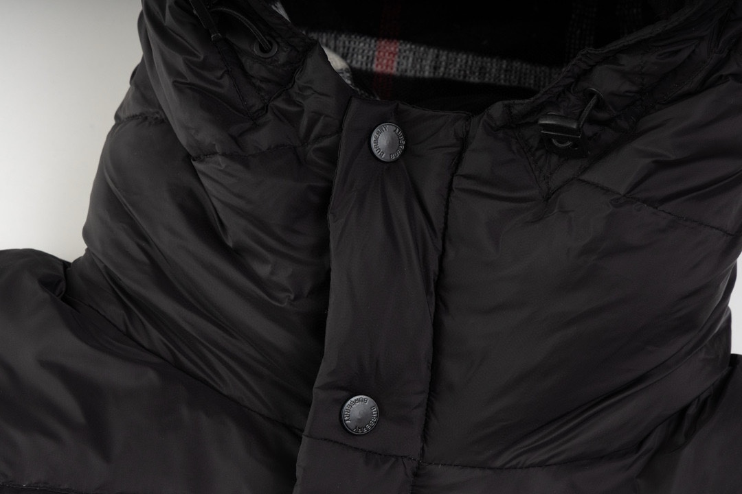 Burberry Male Vest Polyester Black Hooded S-xxl