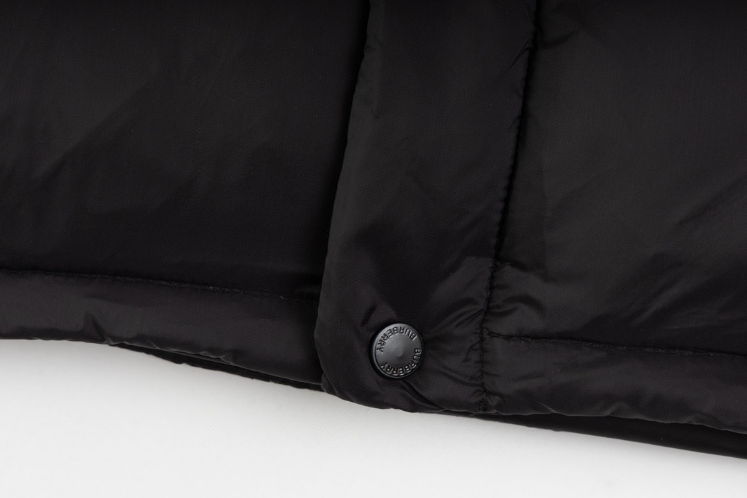 Burberry Male Vest Polyester Black Hooded S-xxl