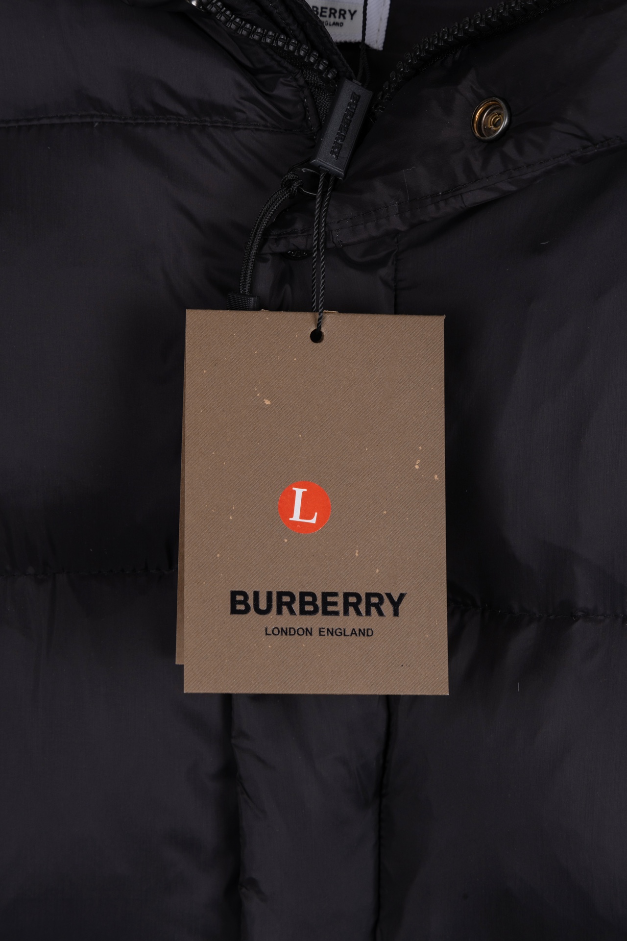 Burberry Male Vest Polyester Black Hooded S-xxl