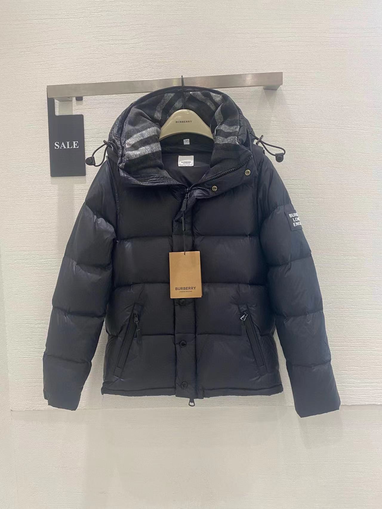 Burberry Vest Black Hooded S-xl