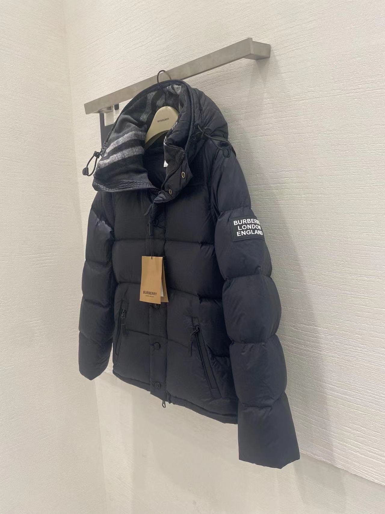 Burberry Vest Black Hooded S-xl