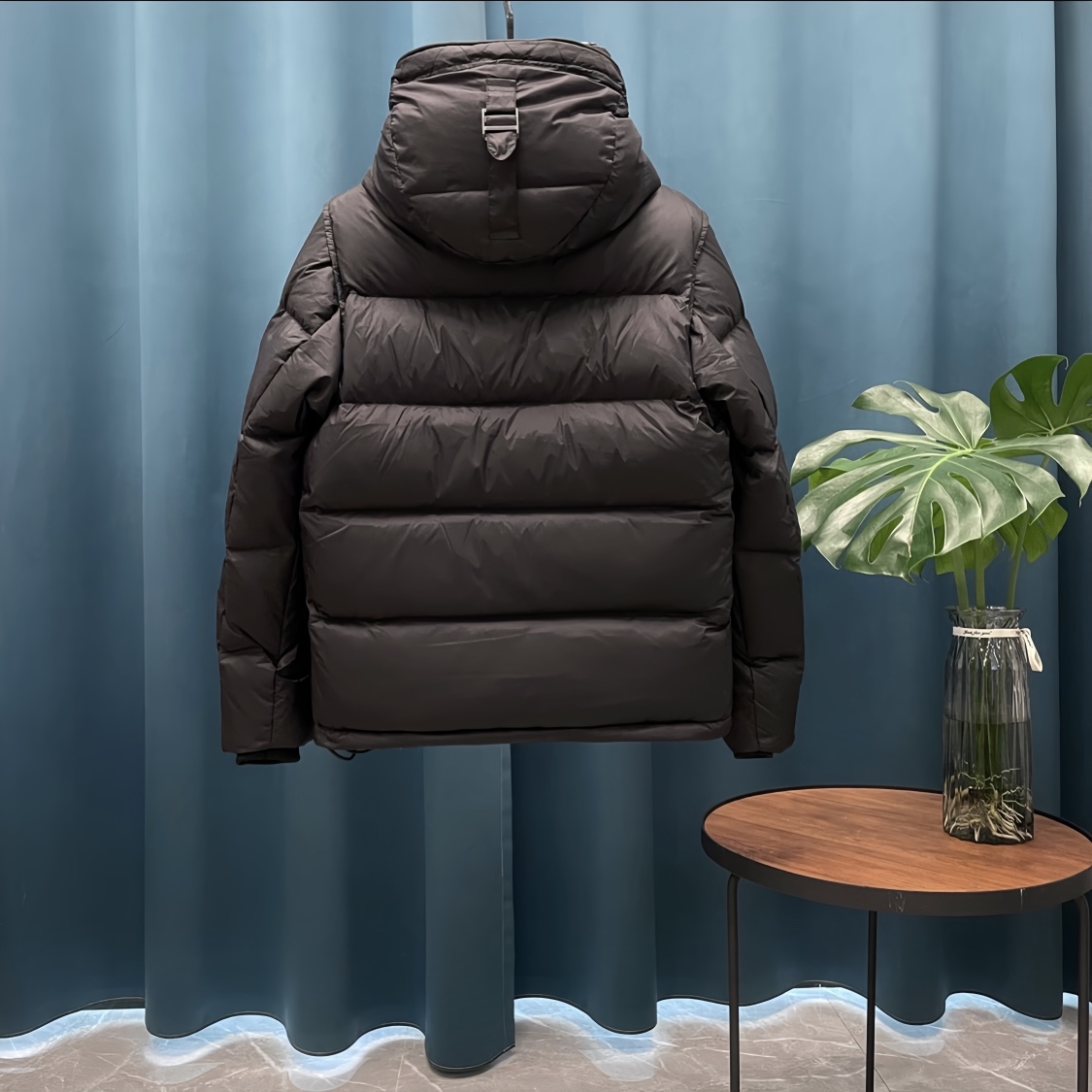 Burberry Couple Vest Cashmere Black Hooded L