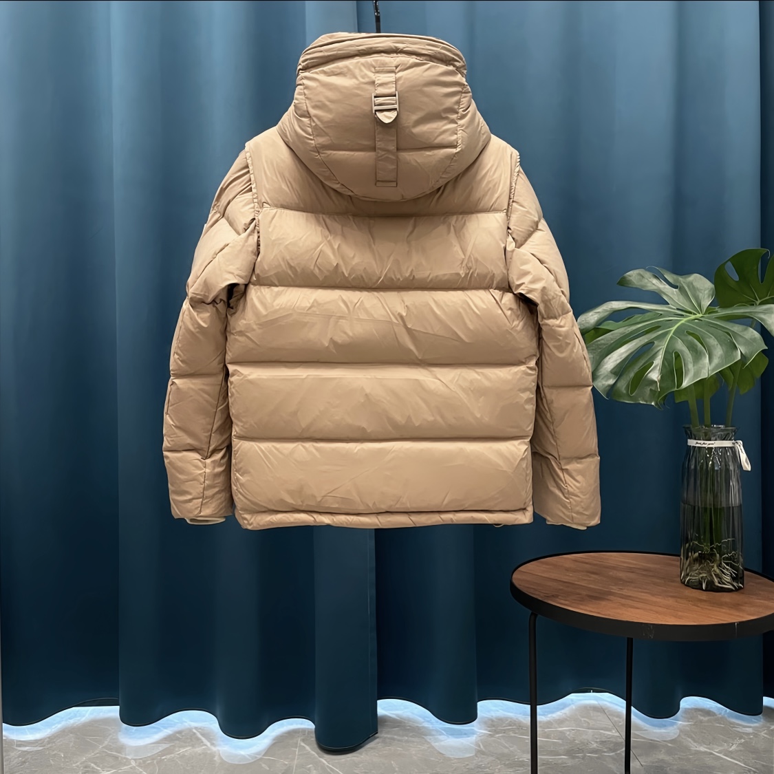 Burberry Couple Vest Cashmere Black Hooded L