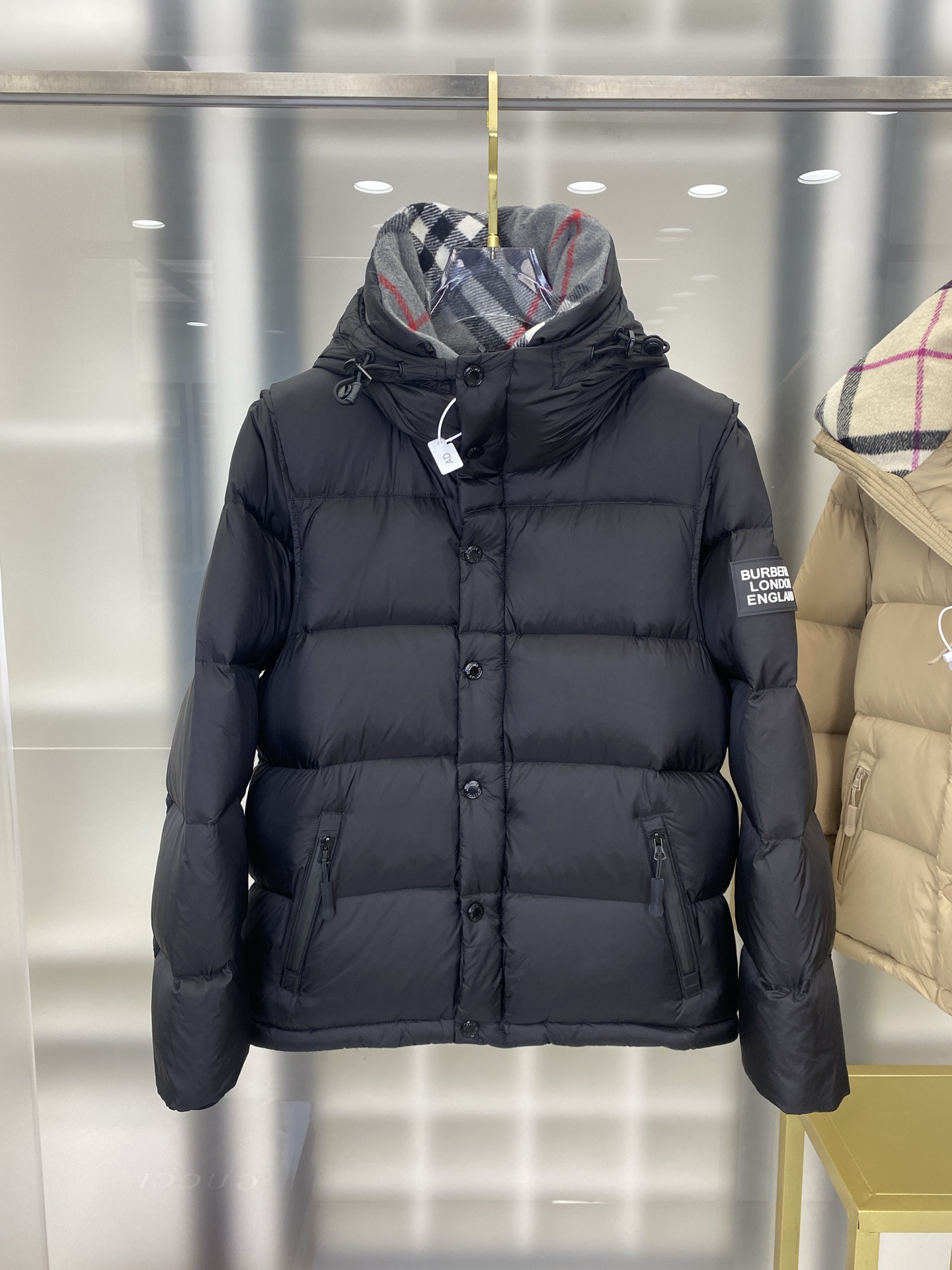 Burberry Vest Black Hooded S-xl