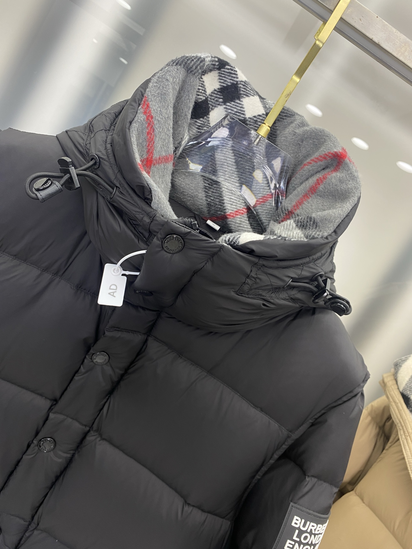 Burberry Vest Black Hooded S-xl