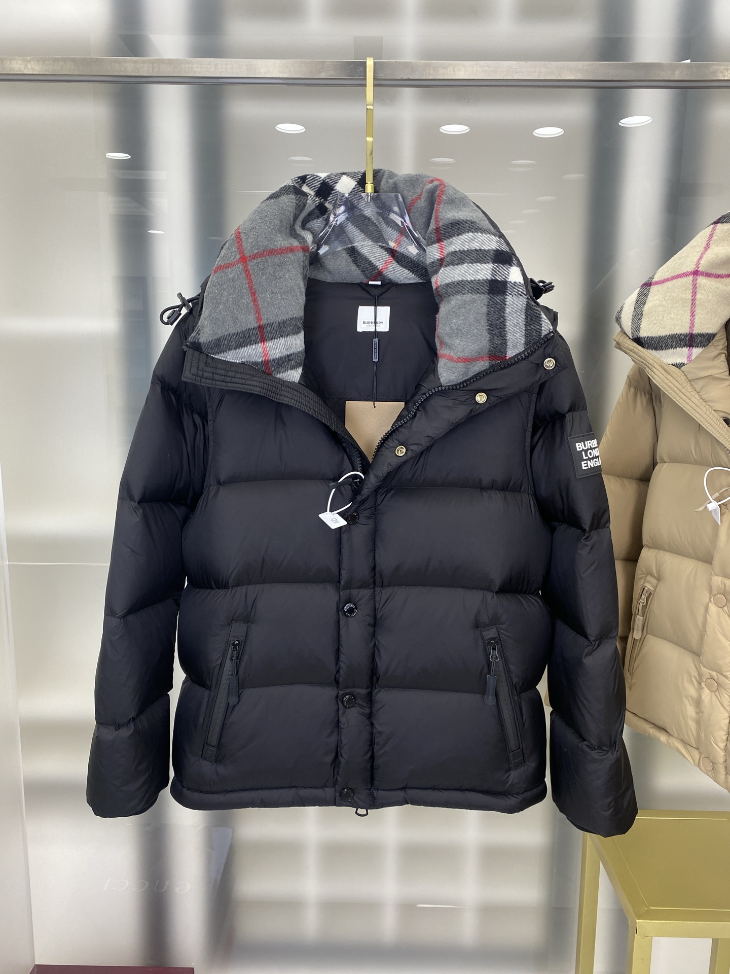 Burberry Vest Black Hooded S-xl