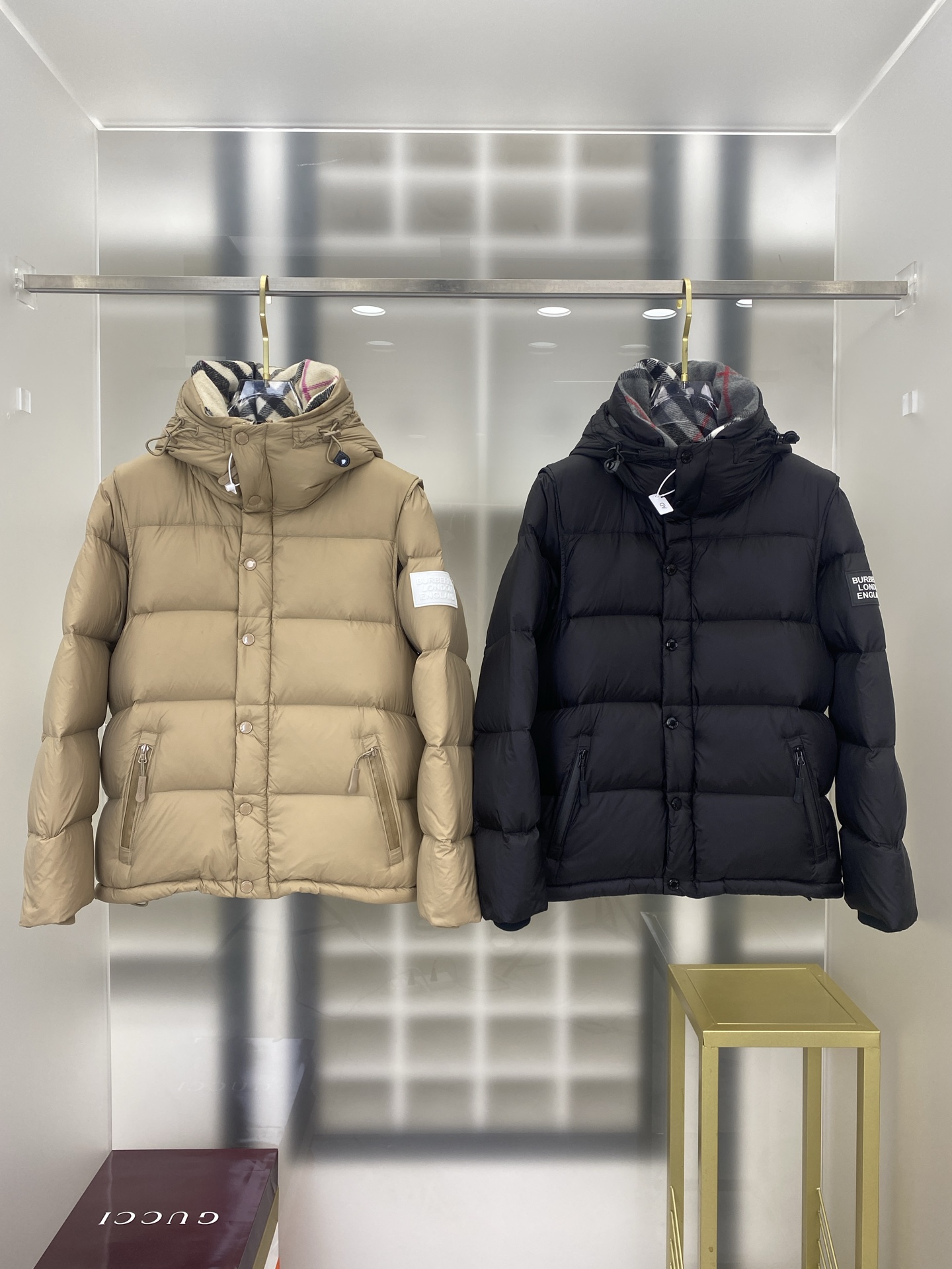 Burberry Vest Black Hooded S-xl