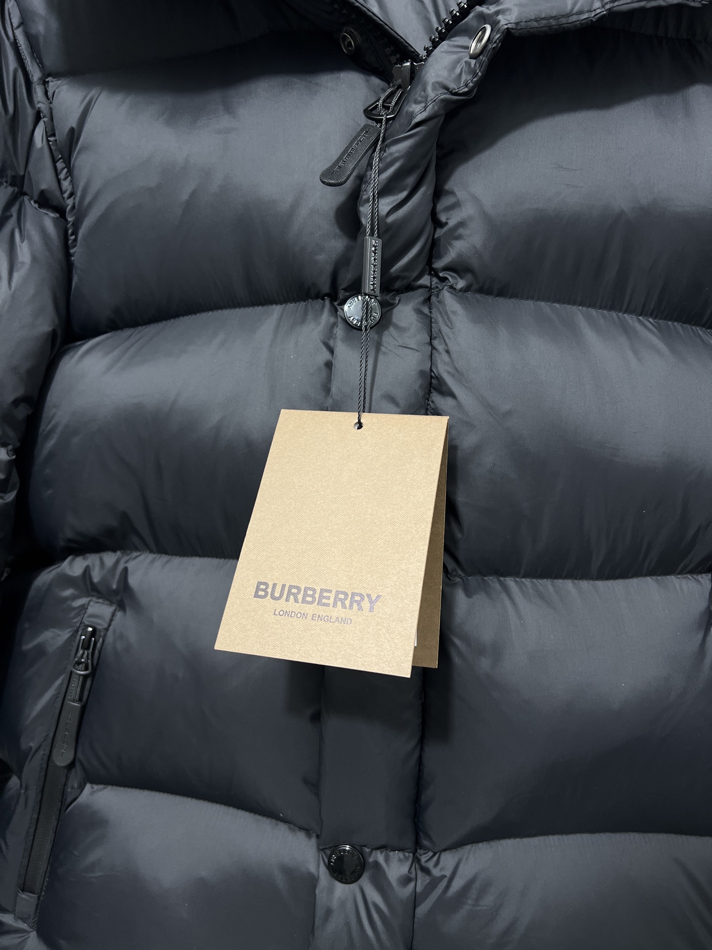 Burberry Vest Black Hooded S-l-xxl
